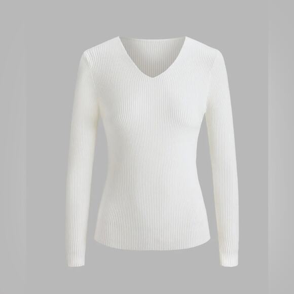 Commense lightweight ribbed long sleeve sweater Top Size XS New with tag - Picture 1 of 15